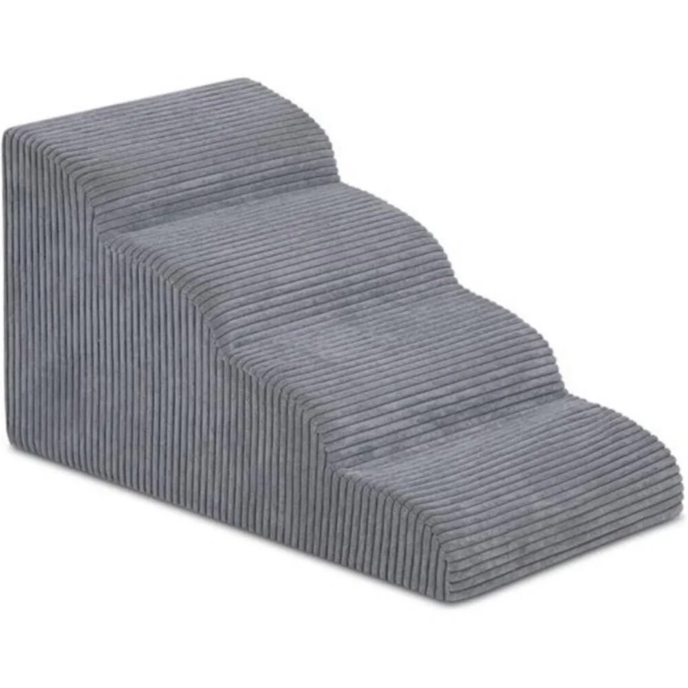 Dog Stairs & Steps for High Beds, 4 Steps High Density Foam Waterproof Dog Ramp